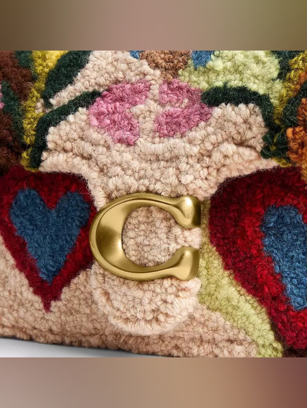 Coach Multicolor Tabby Heart Patch Shoulder Bag - Picture 10 of 10